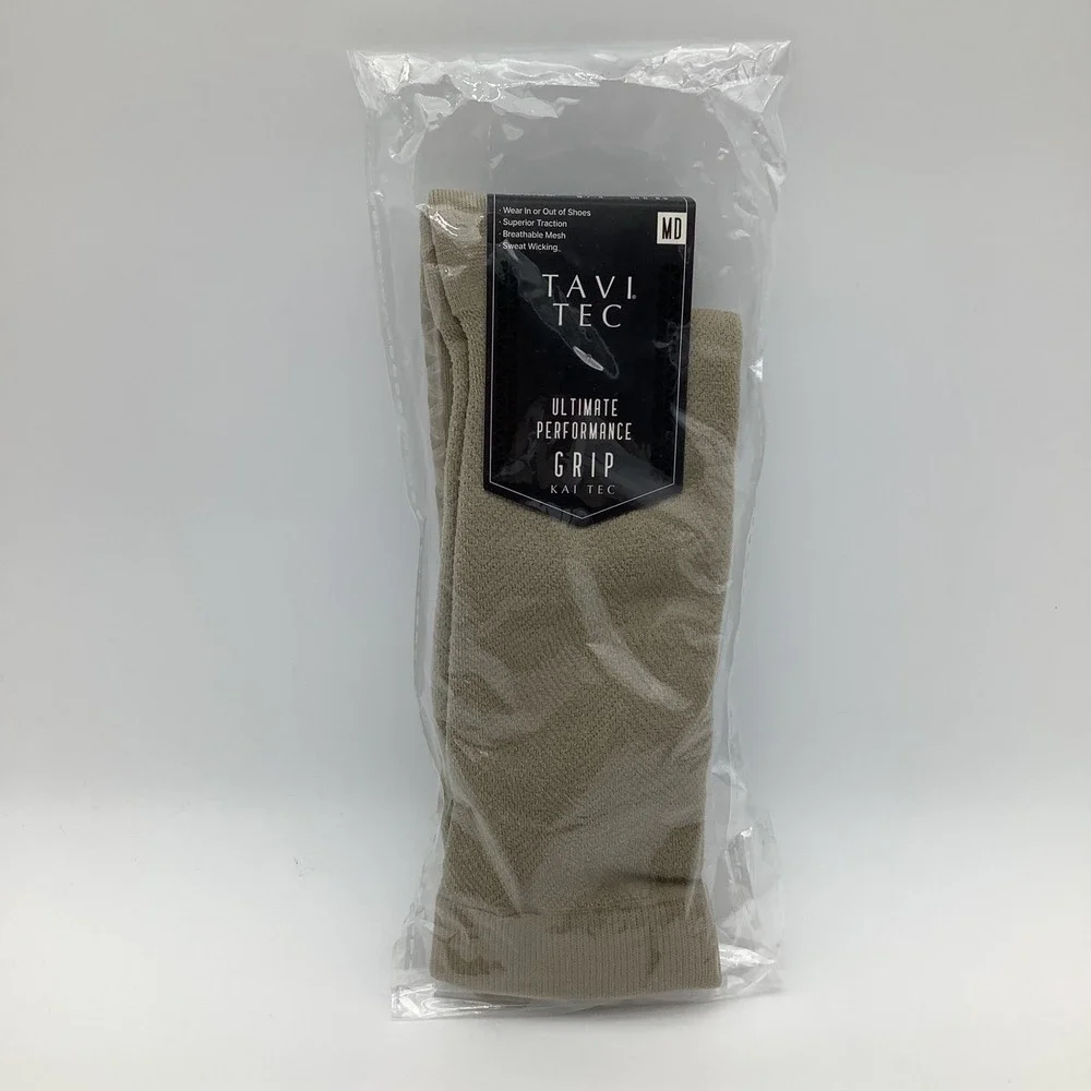 Tavi Tec Ultimate Performance Grip Kai Tec Socks Shitake Womens Size M NWT‎